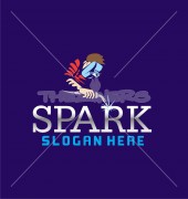 Welding Spark Product Logo Template