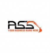 ASS Letter Crane Abstract Logo Template