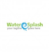 E Splash Cleaning Premium Services Logo Template