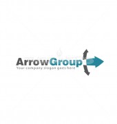 Arrow Group Creation Logo Template