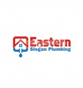 Square Home Plumbing Premade Service Logo Vector