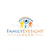 Family Eyesight Beautiful Logo Design Template