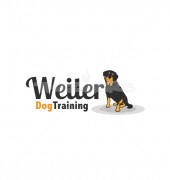 Rottweiler Dog Logo Template
