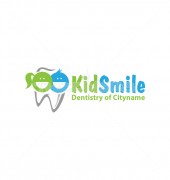 Smiley Kids Dental Child Care Logo Template