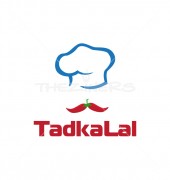 Chef Hat-N-Chilli Bar & Restaurant Logo Template