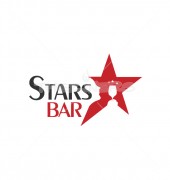 Star-N-Glass Food Cafe Shop Logo Template