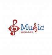Clipart Music Premade Musical Logo Design