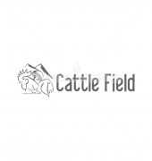 Cattle Field Pet Care Logo Template