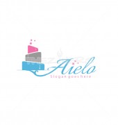 Big Party Cake Logo Template