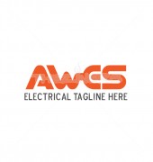 AWES Electrical Elegant Automotive Logo Template