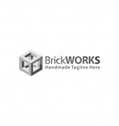Brick Square Abstract Product Logo Template