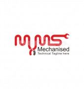MMS Mechanised Elegant Cleaning Services Logo Template