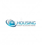 Home Planet Premade Housing Services Logo Design