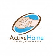 Active Home Real Estate Logo Symbol