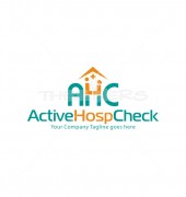 AHC Hospital Clinic Affordable Housing Logo Design