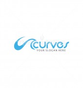 CC Curve Way Premade Creative Product Logo Symbol