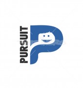 P Letter Pursuit Vector Logo Template