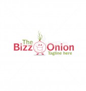 Mascot Onion Food Restaurant Logo Template