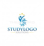 Balmy Study Elegant Education Logo Template