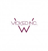 Letter W Slim Wicked Abstract Logo Template