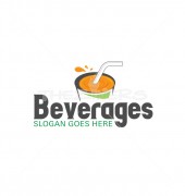 Beverages-Drink Food Logo Template