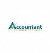 A Right Sign Accountant Logo Template