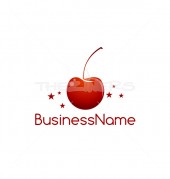 Apple Stars Food Restaurant Logo Template 