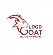 Goat Eye Animal & Pet Logo Design