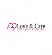 Vet Doctor Love & Care Pet Health Logo Template