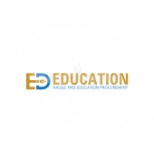 ED Letter Educate Pen Logo Design Template