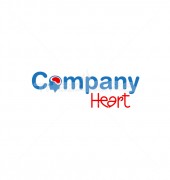 EA Brain Heart Medical Solution Logo Template