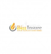 Flame Insure Finance Solutions Logo Template