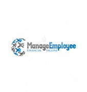 Manage Employee Financial World Logo Template