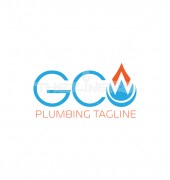 GCO Plumbing Drop Premade Non Profit Logo Design