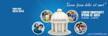 Education University Social Media Psd Template