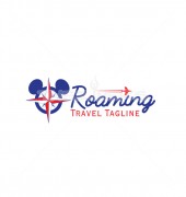 Roaming Plane Premade Travelling Logo Design