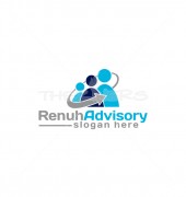 People Group Financial Advisory Logo Template