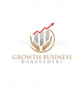 Growing Hands Accounts & Financial Business Logo Template