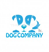 Abstract Pet Dog Logo Template