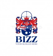 Australian Crown Royal Shield Childcare Logo Design