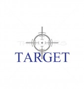 Gun Target Lens Affordable Security Logo Template