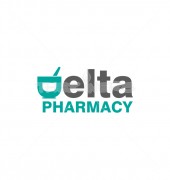Delta Pharmacy Ayurveda Medical Logo Template