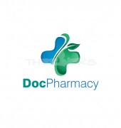Butterfly Pharmacy Creative Herbs Health Care Logo Template
