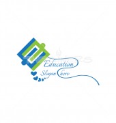 Educational Kite Premade Childcare Logo Template