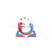 Star Children Achiever Design Logo Template