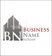 Real Estate Identity Abstract Logo Outline