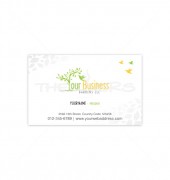 white card for clean business