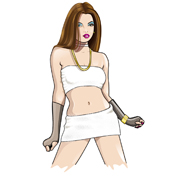 Attractive Girl Sketch After